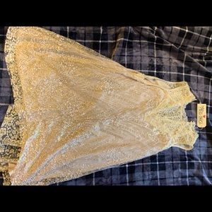 SOUTHERN SERENDIPITY - GOLD SEQUIN DRESS